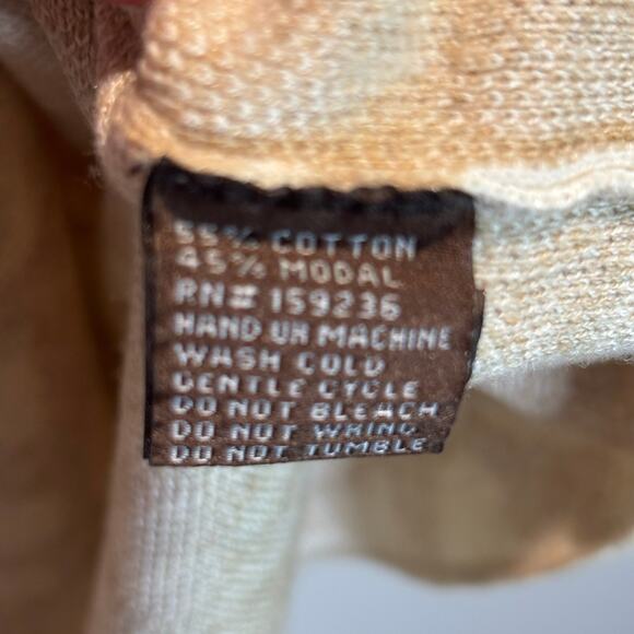 J. McLaughlin Animal Print Funnel Neck Sweater - size XL - Picture 5 of 5